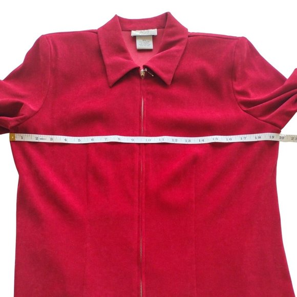 AGB Byer California Jacket Womens Petite Large Shoulder Pads - Picture 3 of 13